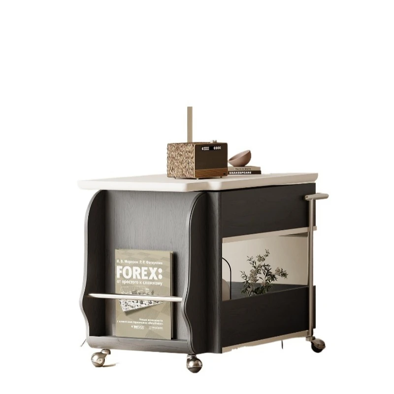 

Маленький передвижной приставной шкаф-тумба для дивана, простой, современный, с функцией подъема и вращения