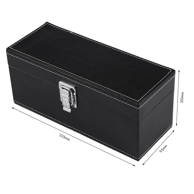 Boîte de rangement en PU pour pièces de monnaie, dalle de bijoux, style contreplaqué composé, présentoir pour pièces de monnaie, étui pour l'organisation de la maison, nouveau