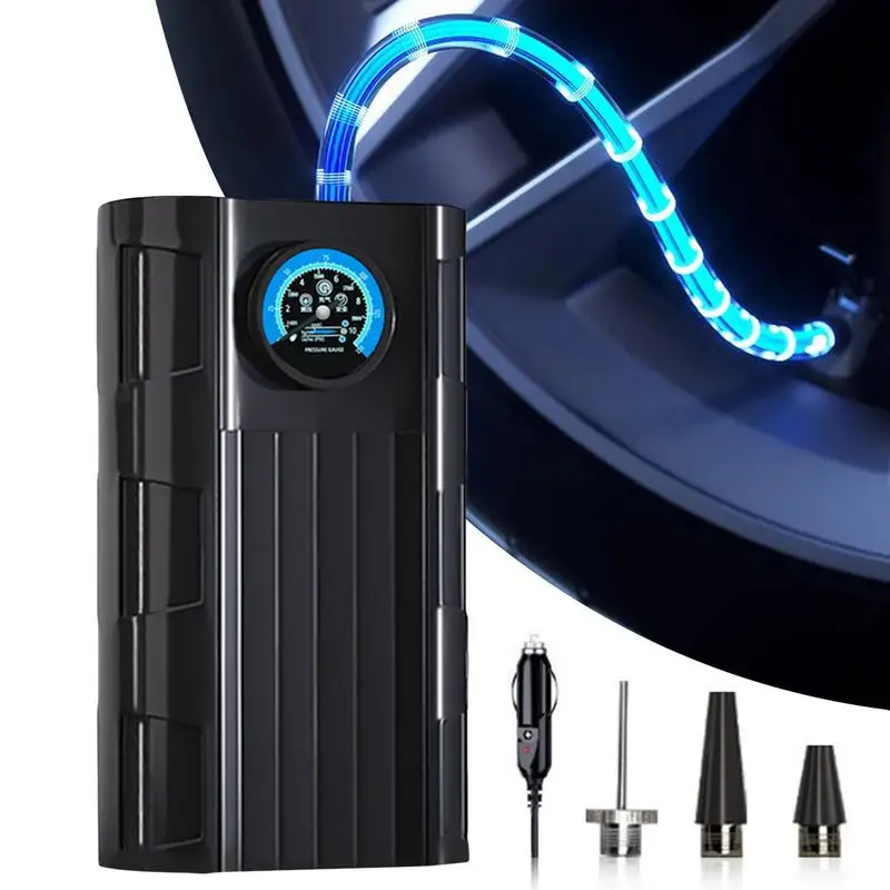 

Портативный автомобильный насос для накачивания шин, воздушный компрессор, проводной автомобильный надувной насос для шин, электрический насос для шин для мотоцикла, велосипедного мяча