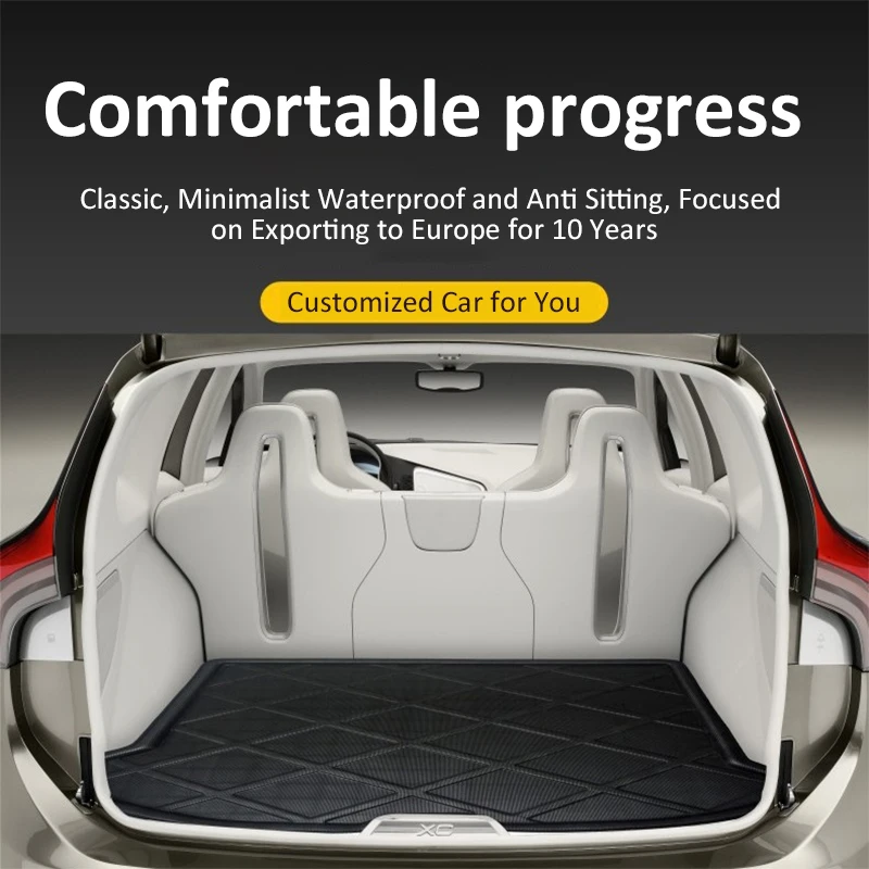 For Toyota Land Cruiser Prado J150 2010~2023 Car Rear Trunk Floor Mats Waterproof Cargo EVA Trunk Carpet Storage Pad Accessories