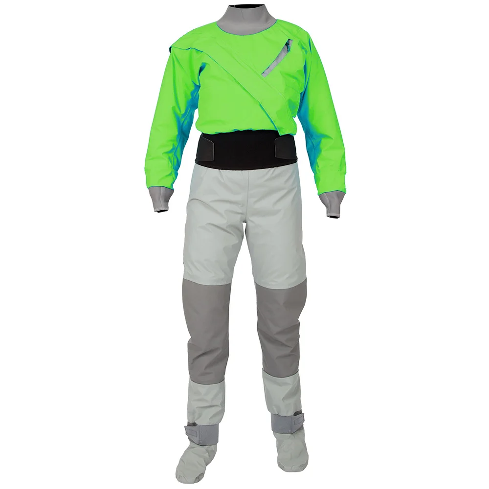 Drysuit for Women Kayaking, Wearing Cold Surfing, Drift Paddle, Waterproof, Breathable Dry Clothing with Neoprene Socks, W18