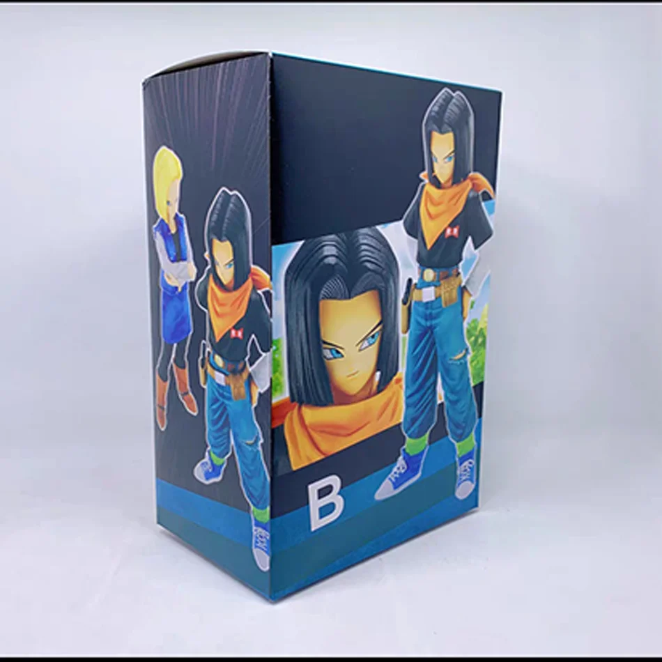 24CM Anime Dragon Ball Z Android 17 18 Figure Android 18 PVC Action Figures Collection Model Toys for Children Christmas Gifts