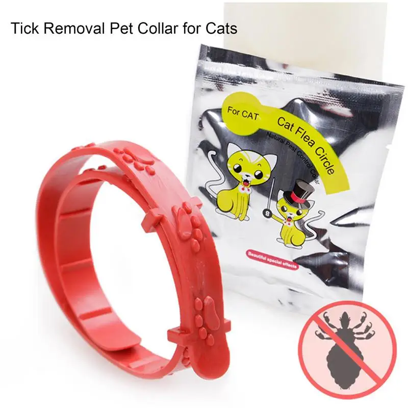 Tick Cat Collars Anti-Fly Adjustable Pet Collar For Cats Cat Collar For Long-Lasting Protection Pet Supplies Cat Skin Care