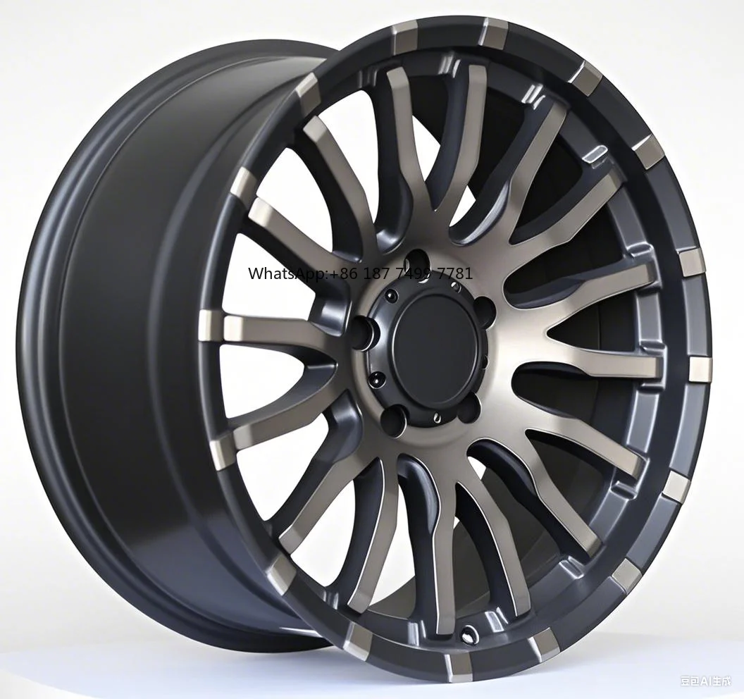 

22 Inches Black SUV & Pickup Truck Wheels 6 * 135 6 * 139.7 5*150 Off-road Modification with Wide Edges