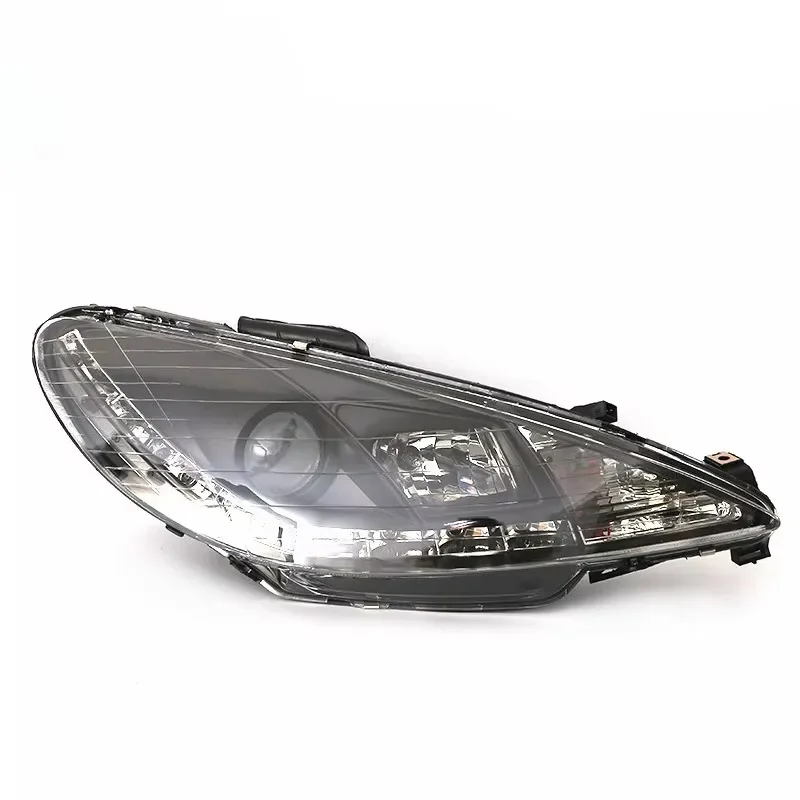 brand new For Peugeot 206 T11 06-13 crystal (lens) black /White headlamp headlamp