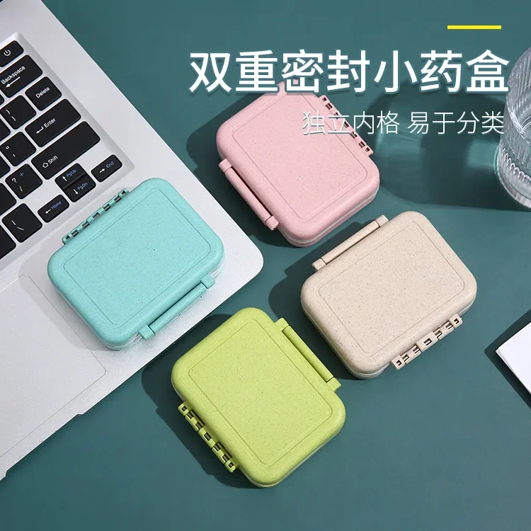 Mini Portable Pills Organizer Case 3 Grids PillBox Tablet Storage Container Weekly Medicine Pill's Box Pill Case Drug Dispense