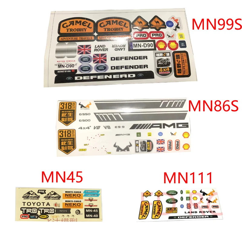 MN99S MN86S MN111 MN45 Original factory sticker car sticker