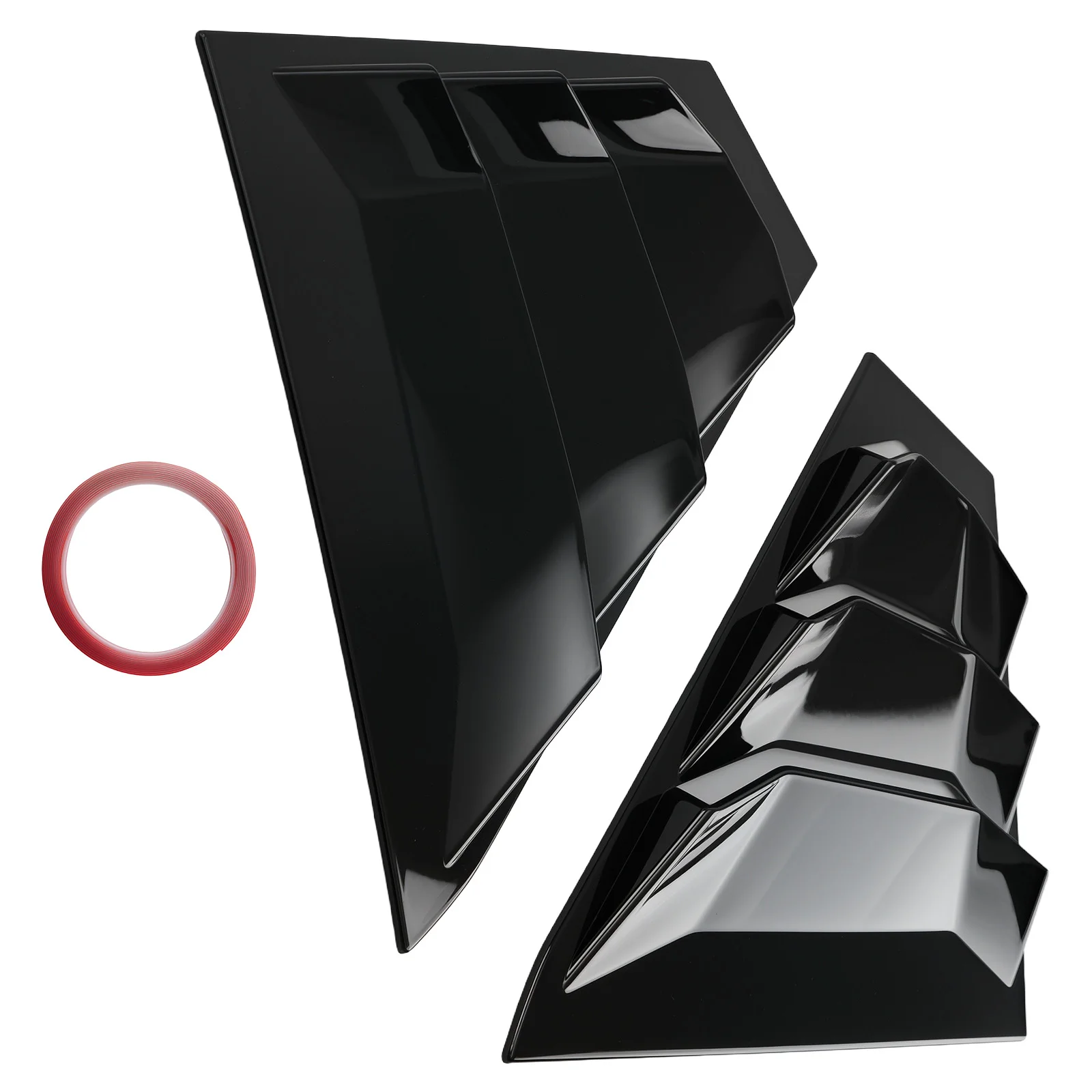 

Gloss Black ABS Side Window Louvers for Nissan Altima 19-23 Painted Finish