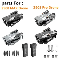 Z908 MAX PRO Drone Battery Accessories 3.7V 2000Mah /Propeller Blade / Z908 MAX PRO Original Spare Parts Flying 15 Mins