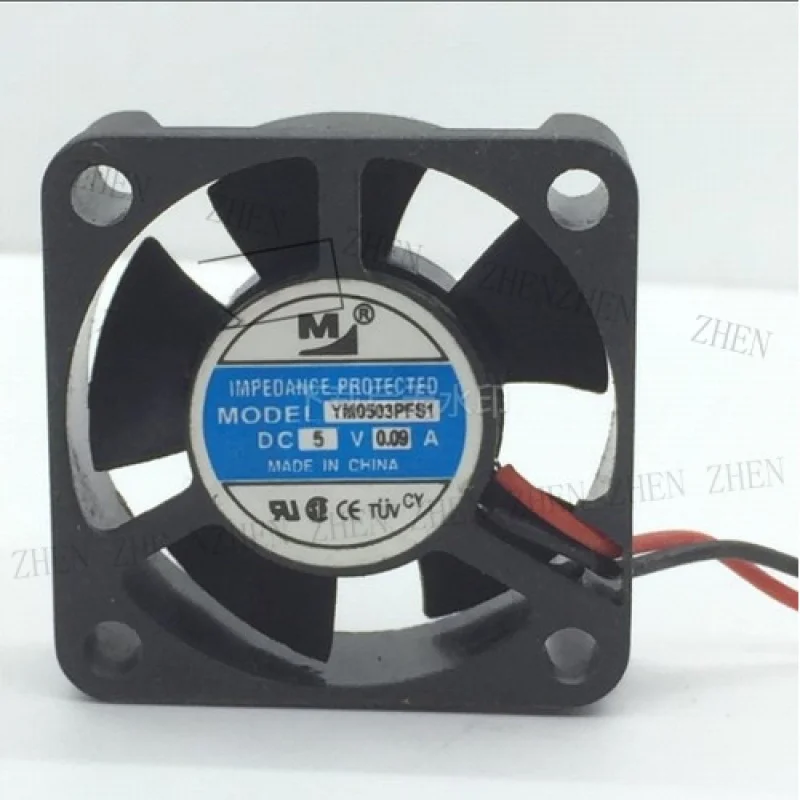 

Y 1 шт. Новый YM0503PFS1 3010 DC5V 0.09A 3CM 2-контактный охлаждающий вентилятор