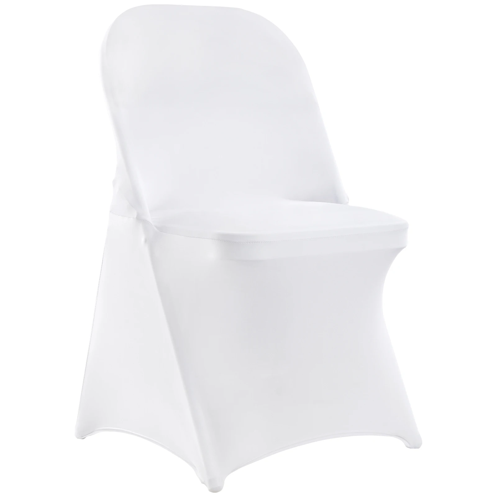 VEVOR White Stretch Spandex Chair Covers 12/30 PCS,Universal Washable Slipcovers Protector,for Wedding Dining Room Banquet Event