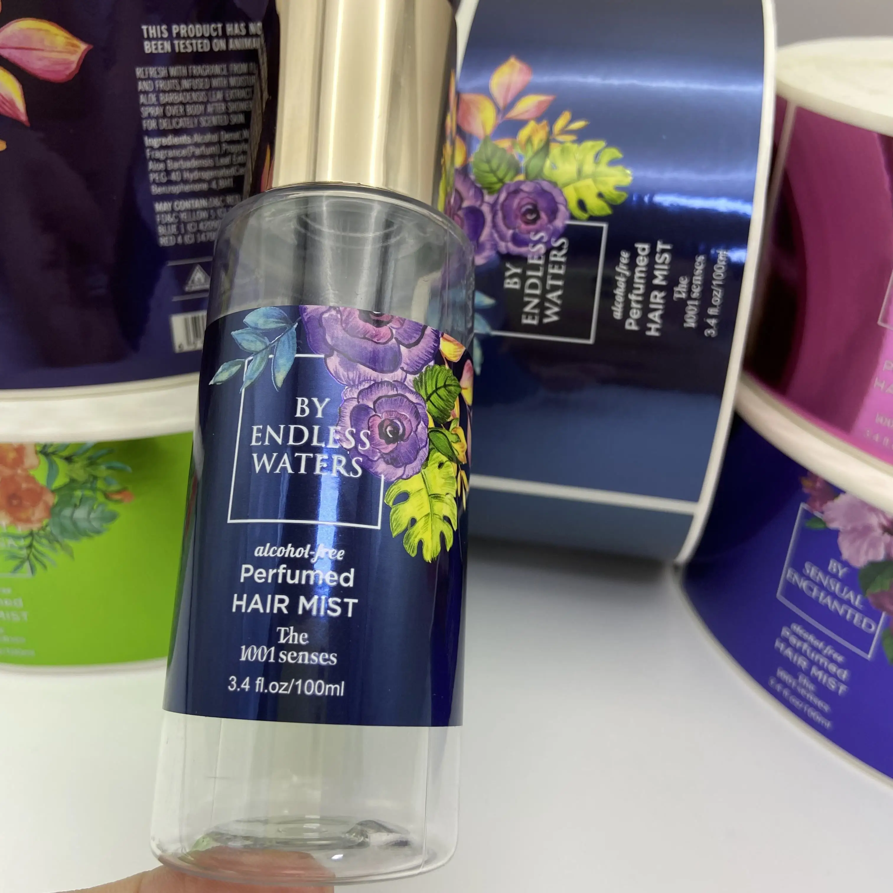 

Изготовленная на заказ косметическая маркировка, водостойкая маслостойкая этикетка для упаковки косметических товаров, персонализированная маркировка по уходу за кожей