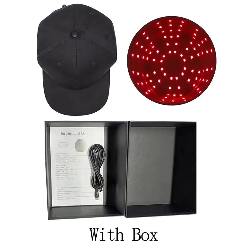 New 96Pcs Infrared LEDs Red Light Therapy 660nm&850nm Hair Growth Cap for Hair Regrowth Anti Hair Loss Relax Scalp Hair Care Hat