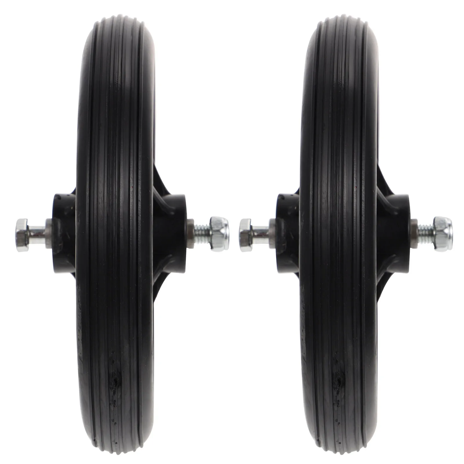 

Black PU Caster Wheels for Wheelchair Front Replacement Office Chair Casters Smooth Moving Furniture Feet Hardware