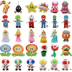 41Styles Mario Luigi Toad Toadette Doll Princess Peach Ice Fire Flower Poison Piranha Plant Super Star Bob-omb Stuff Plush Toy