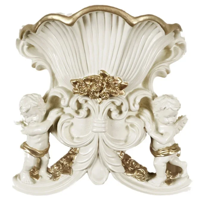 

Европейское украшение, креативный ангел, настенный цветочный горшок, настенная ваза, трехмерное украшение на стену, поделки