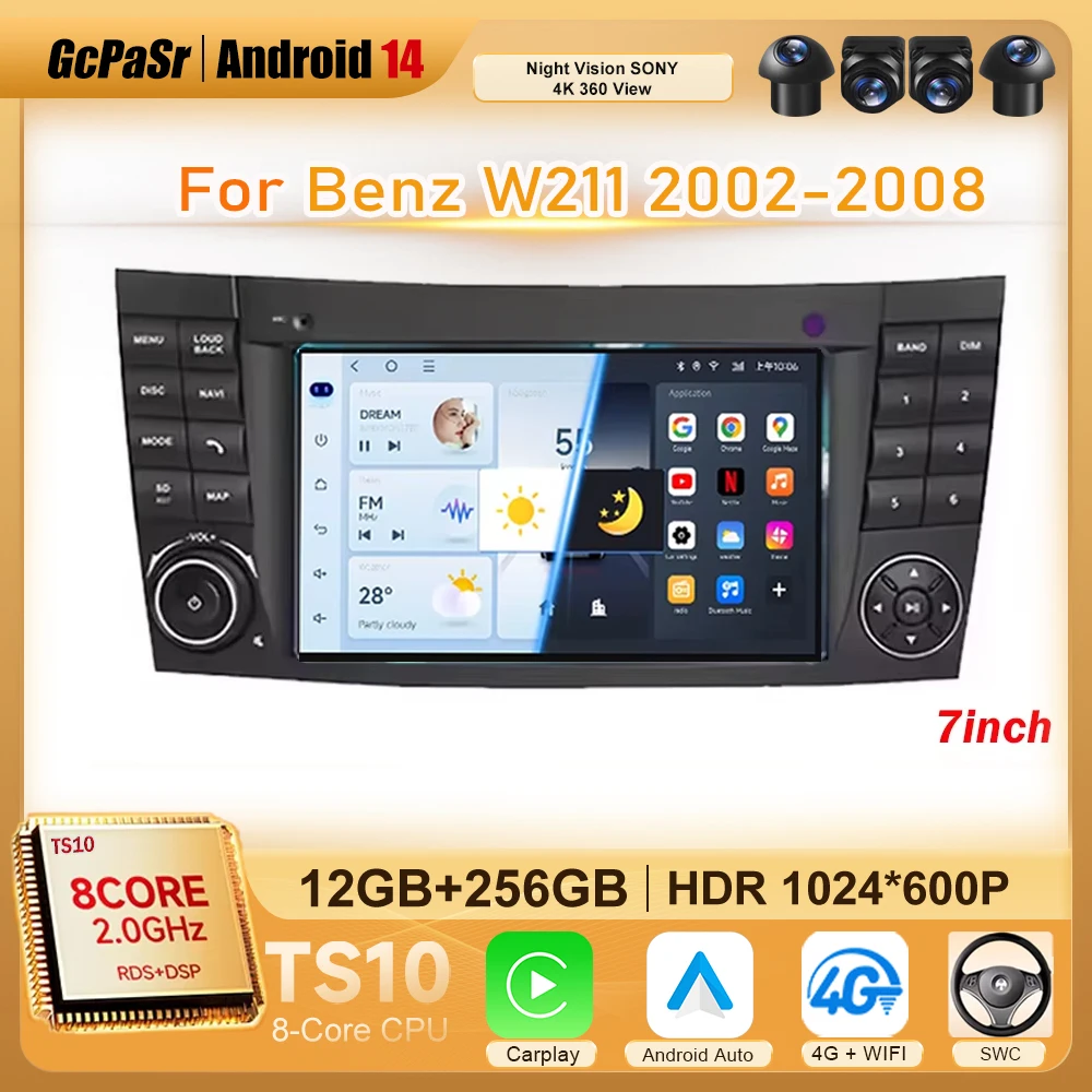 Mejor Radio Multimedia Android Auto para Mercedes-Benz W211: Evaluación Completa y Guía de Instalación
