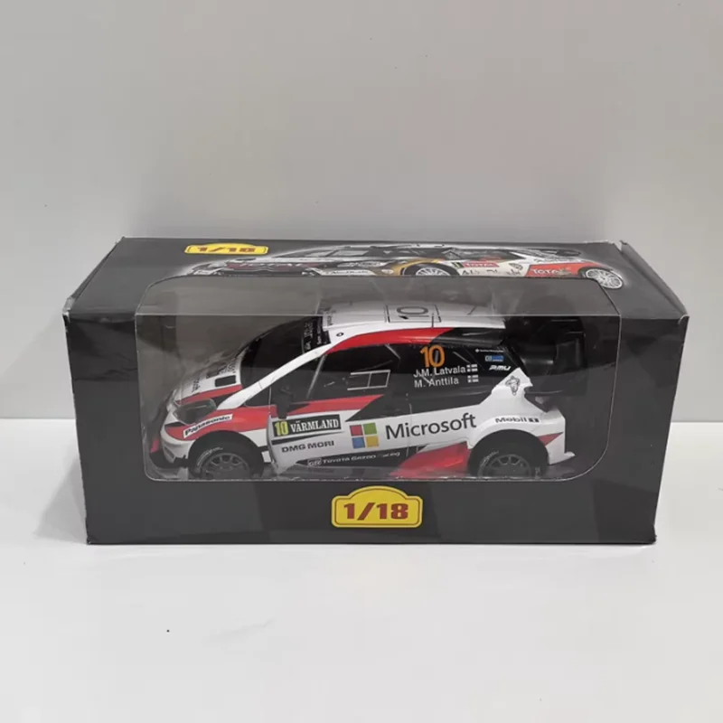 IXO 1/18 مقياس ياريس WRC # 10 سبيكة محاكاة نموذج سيارة مجموعة ثابتة زينت هدايا العيد اللعب هدية تذكارية #6