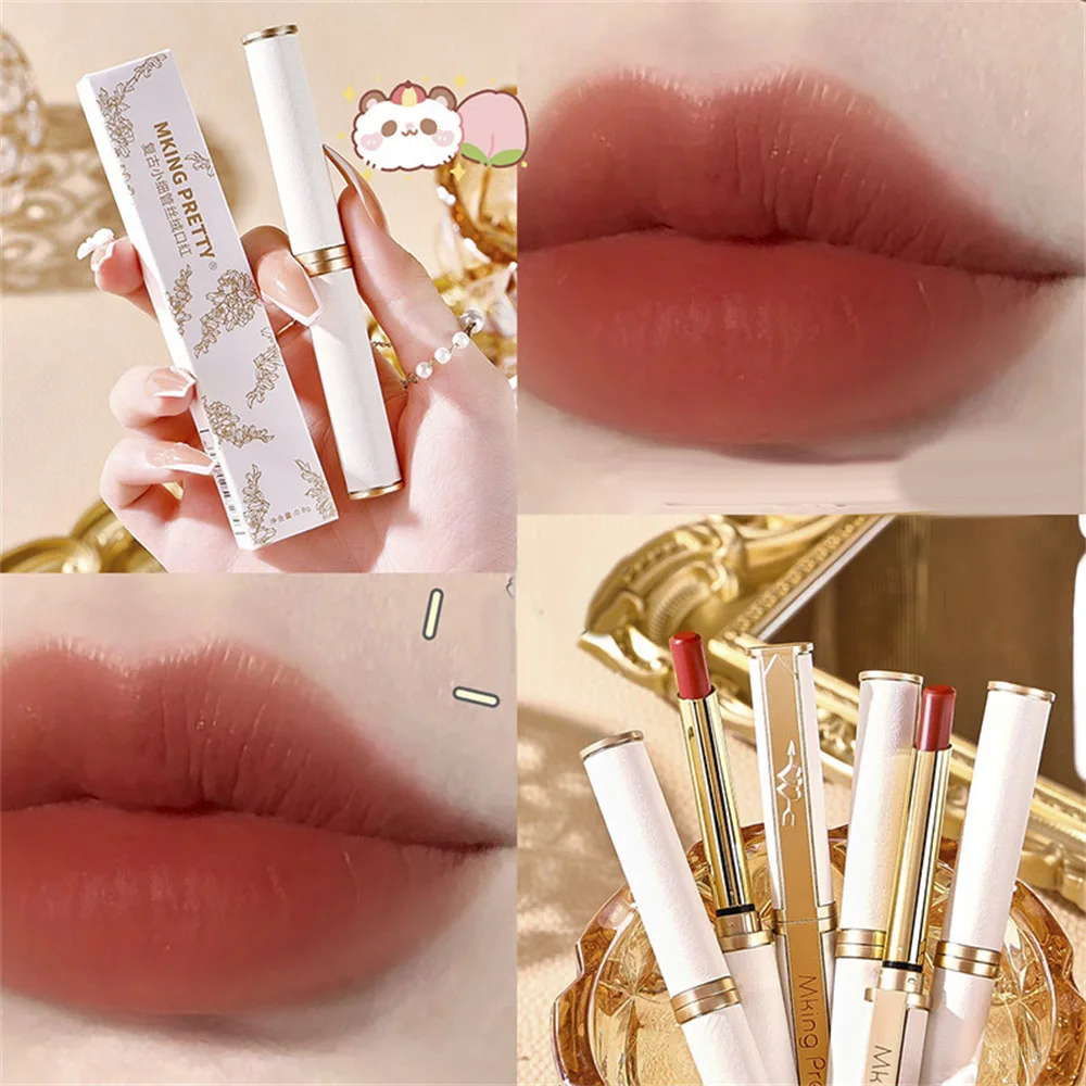 New Honey Lipstick Moisturizing Long-lasting Lip Gloss Gold Tube Liquid Lipsticks Korean MakeupTools Wholesale