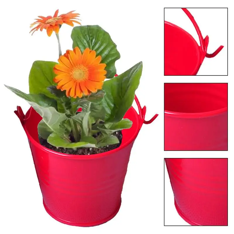 Small Buckets Mini Bucket Home Candy Craft Flowerpot Container Party Buckets Kids Play Toys Gift For Garden Planter tool