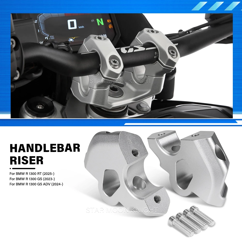 

For BMW R 1300 RT(2025-) R 1300 GS(2023-)R 1300 GS ADV (2024-) High-quality Aluminum Alloy Handlebar RiserMoto Accesorios R1300