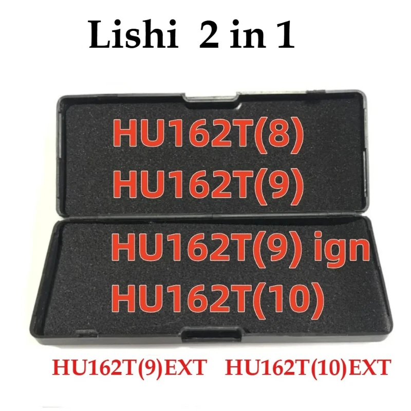 

1pcs Lishi 2 in 1 HU162T9 HU162T10 HU162T 9 CUT HU162T 10 CUT for Aud,i / V,W Door Emergency Lock Opener Tools Hu66 Ganzuas