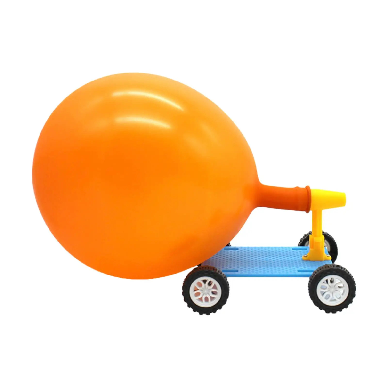 Construa seu próprio carro balão Racer para crianças, diversão e brinquedo DIY educativo