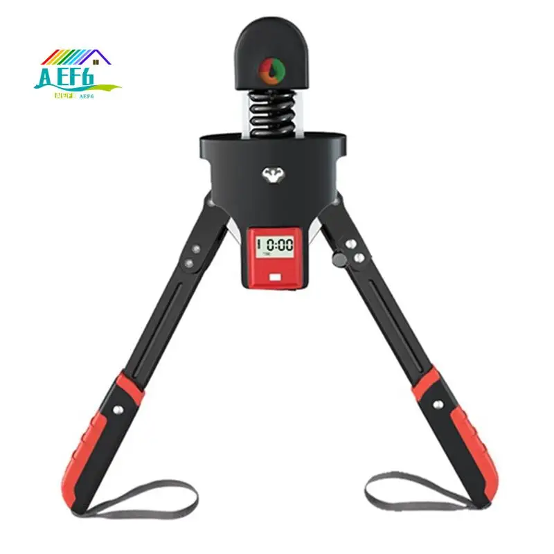 

AEF6-1 PCS Spring Chest Expander, LCD Count Adjustable Resistance 22-440 Lbs Strength Equipment