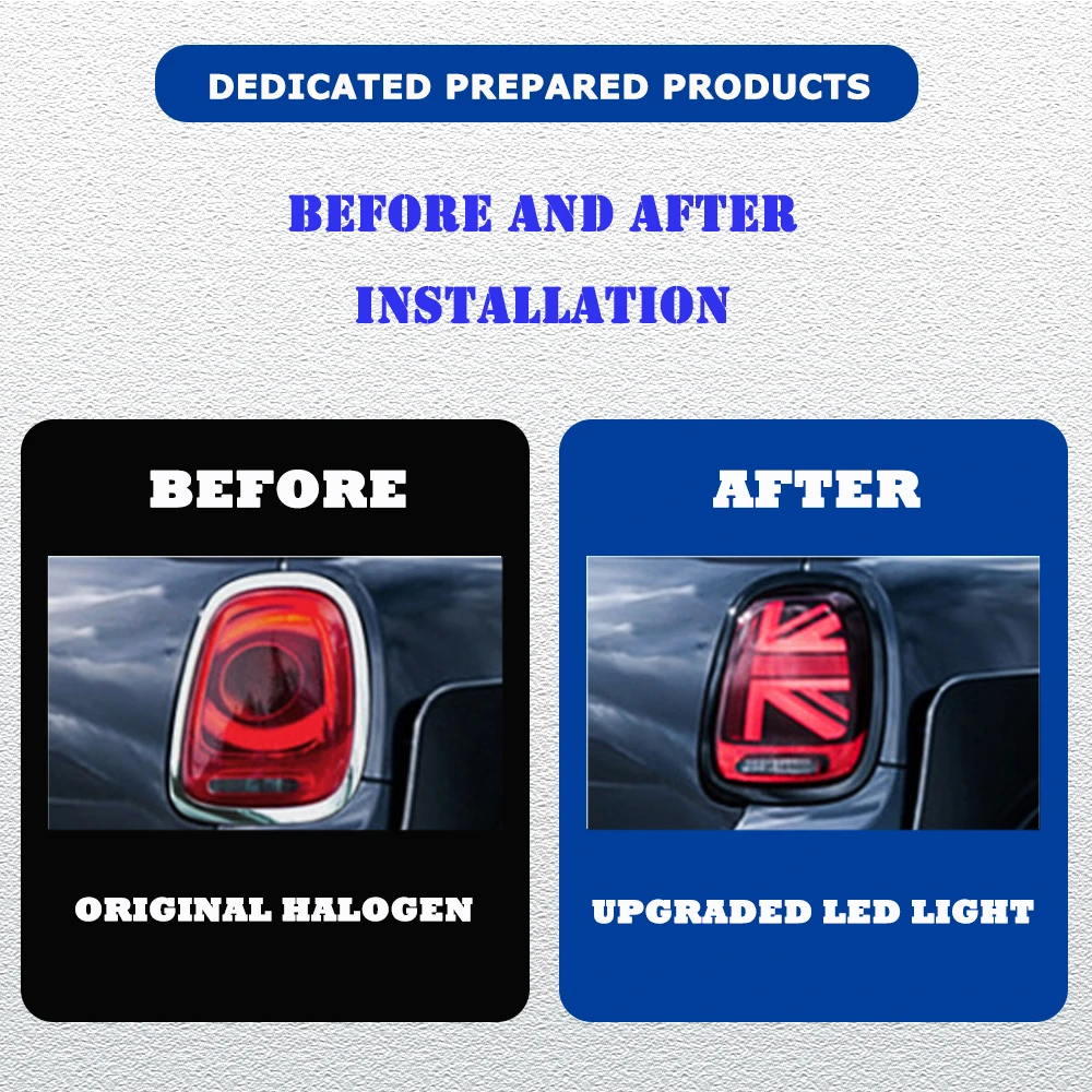 LED Tail Lights for BMW Mini F55 F56 F57 14-20 Upgrade led DRL Car Taillights Assembly Signal Auto Accessories Modified Lamp