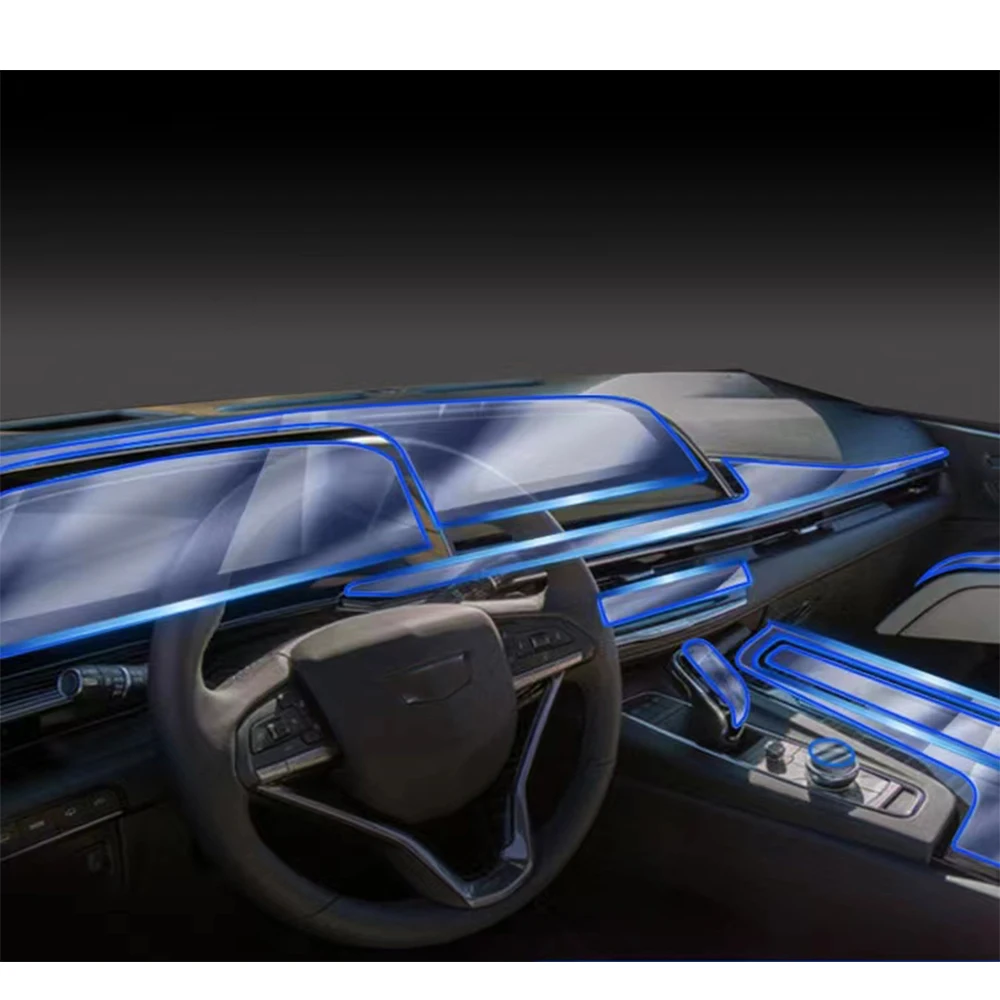 

Для Cadillac ESCALADE 2021-2023 навигационный экран Автомобильный интерьер фотообложка наклейка против царапин
