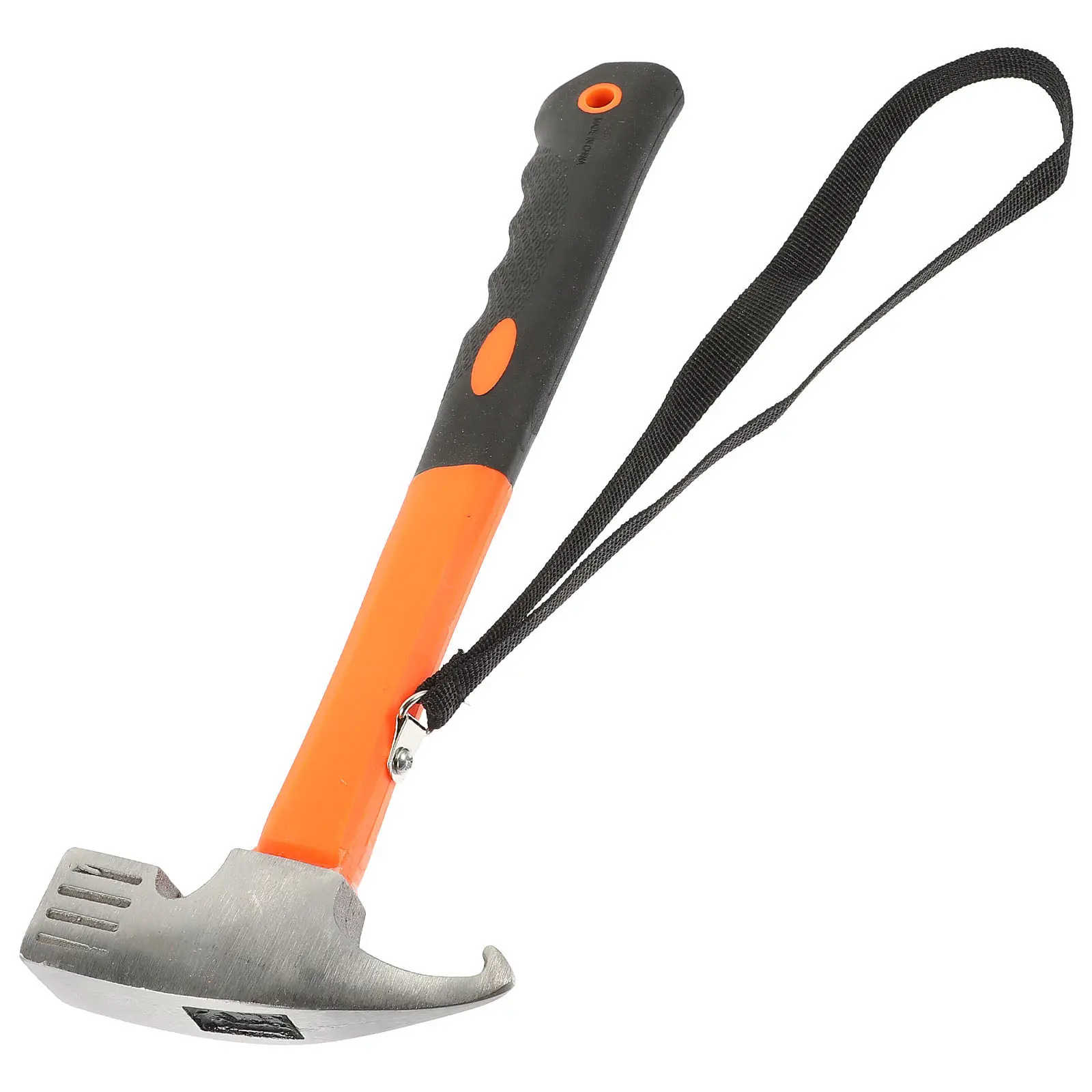 

Professional Tent Stake Hammer Carbon Steel Head Ergonomic Handle Portable Multi-Function Outdoor Camping Tool for Driving