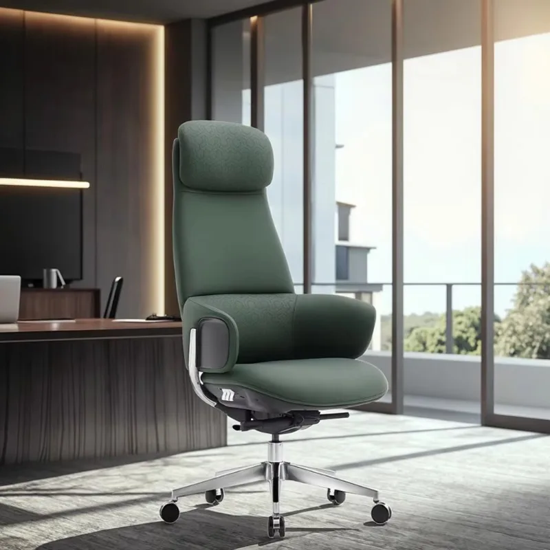US warehouse free delivery wholesale high back office chair sturdy leather executive office chair