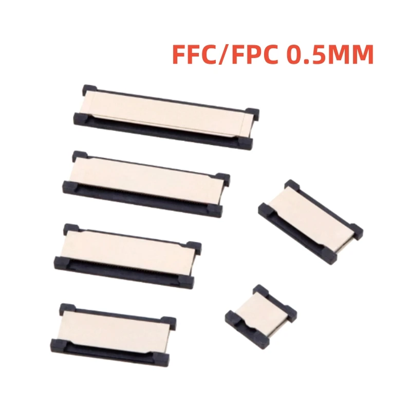 2pcs FPC FFC Flexible Flat Cable Extension Board 0.5 mm Pitch 24 30 40 50 60 Pin 24P 30P 40P 50P 60P Connector