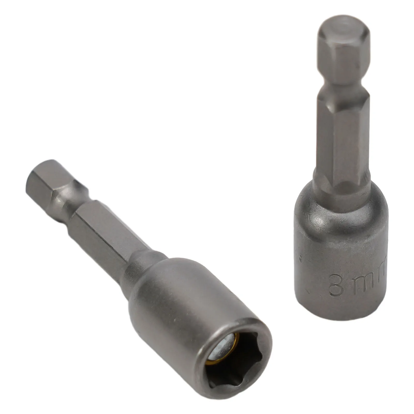 2PCS Magnetische Muttern Fahrer Buchse 6 7 8 9 10 11 12 13mm Magnetische Mutter Schraubendreher Bohrmaschine bit Adapter Bolzen Fahrer Reparatur