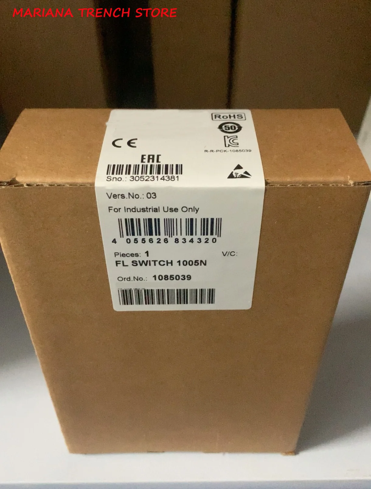 1085039 for Phoenix FL SWITCH 1005N - Industrial Ethernet Switch