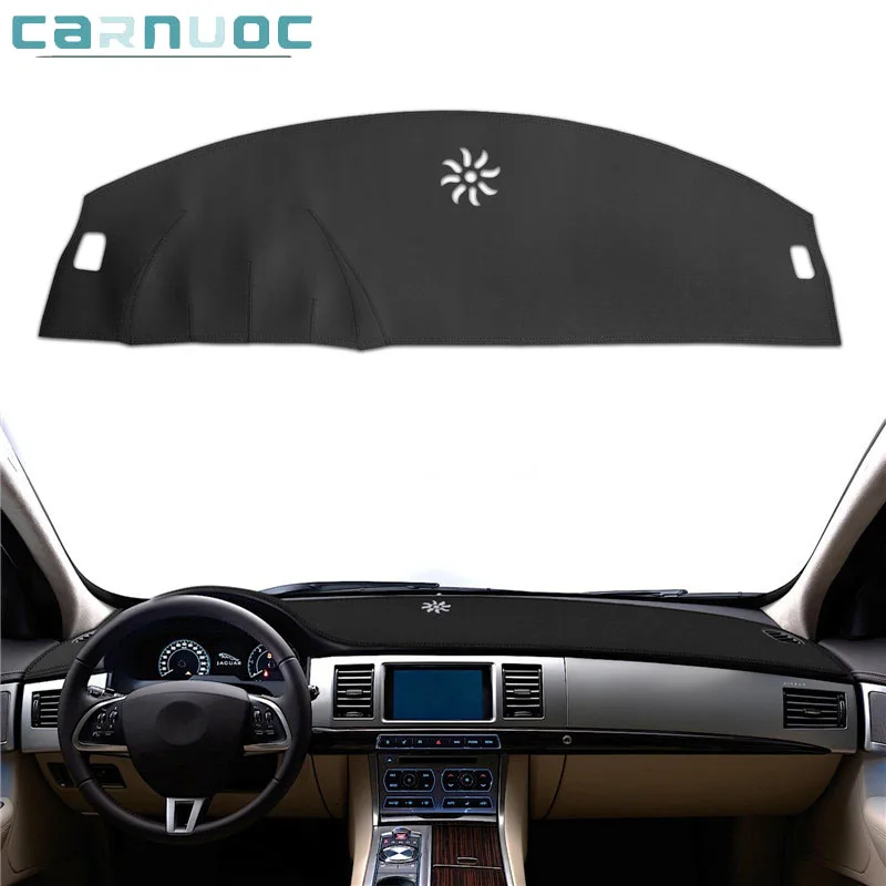 

LHD Dashboard Cover Non-Slip Dashmat Dash Mat Protective Pad Sunshade For Jaguar XF 2008-2015 Car Interior Accessories