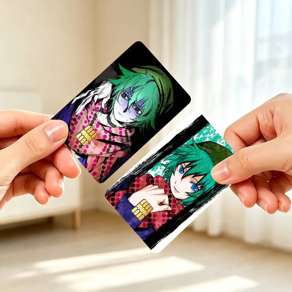 Y-Your Turn To Die Shin Tsukimi   Credit Card HD Stickers Game Card Decal Small Chip Waterproof Sticker Gift