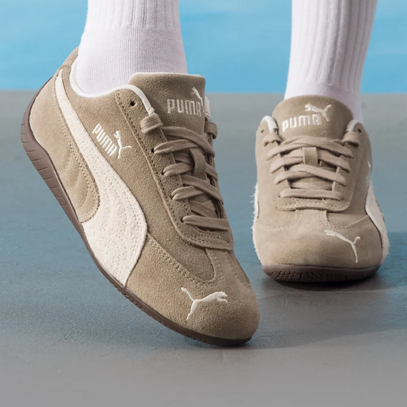 PUMA Women's Winter Speedcat Classic Racing Style Thin Sole Casual Sports Sneakers 403619-02