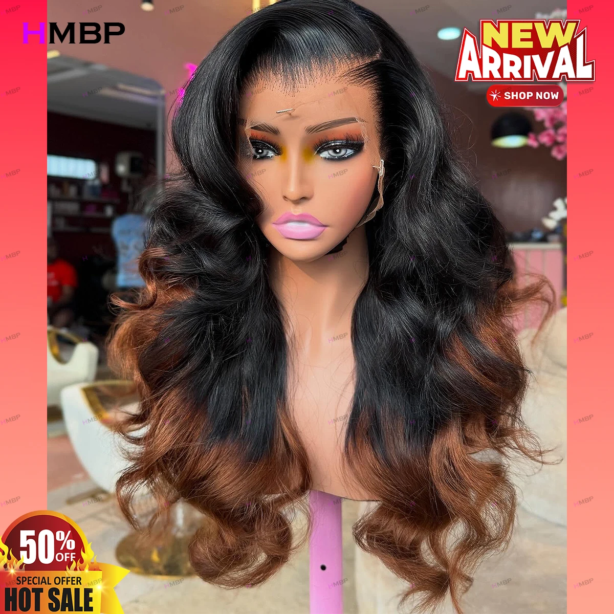 

360/13x6 Hd Lace Wigs Body Wave Glueless Lace Frontal Wigs Human Hair Ready To Wear Color Wig Pre Plucked Hair For Women HMBP