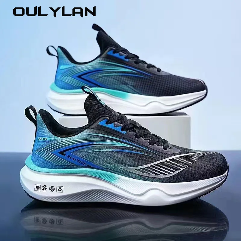 

2024 New Fashion Versatile Casual Shoes Spring Men's Super Light Morning Running Shoes Soft Sole Breathable Sports Shoes