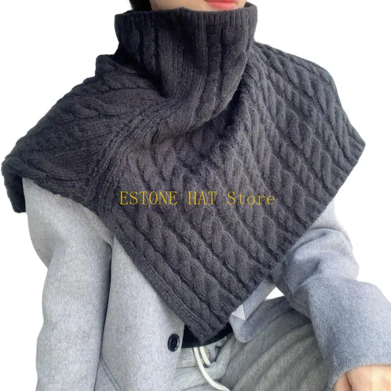49MF Neckerchief وشاح الشتاء للرجال الطقس البارد شال شال