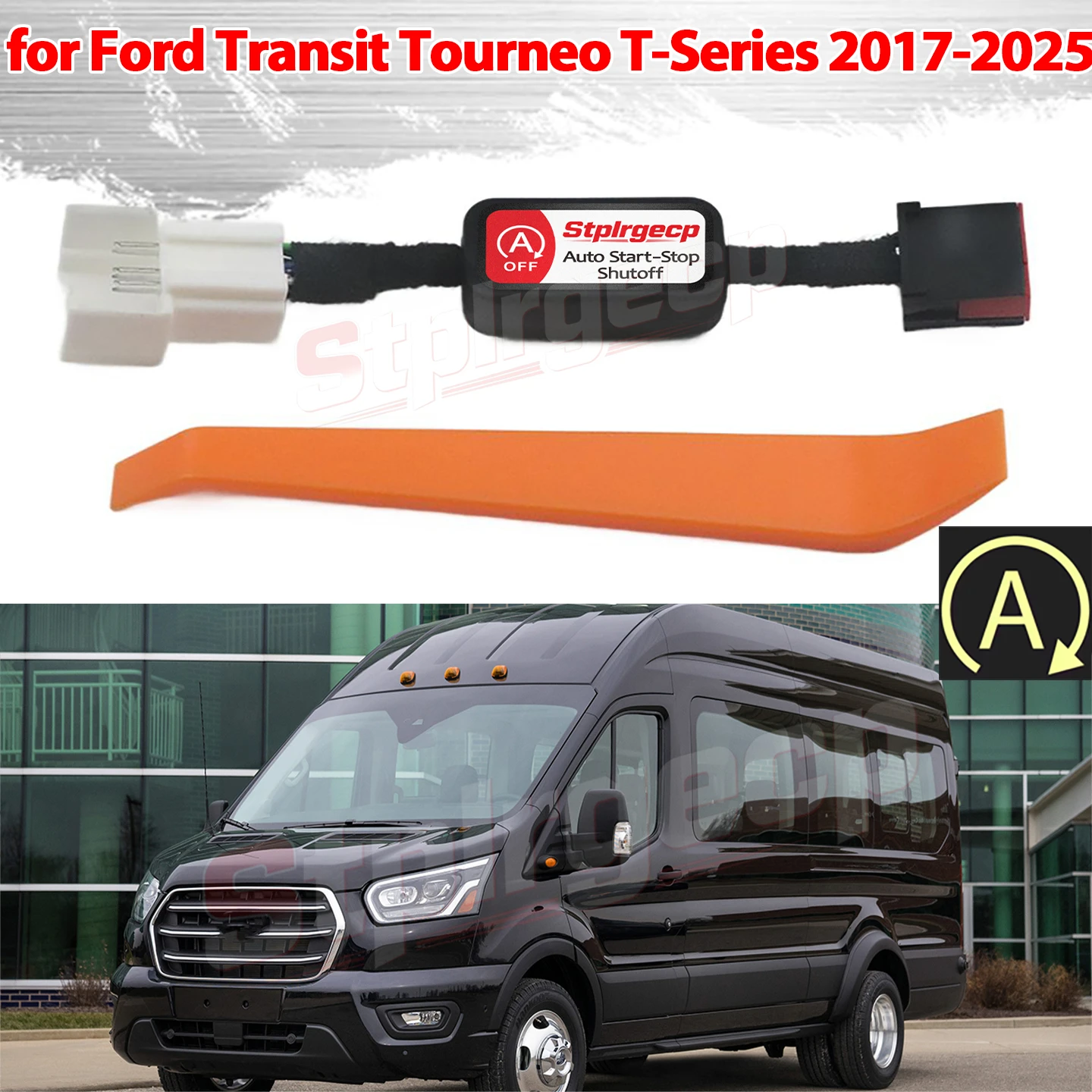 Auto Canceller Automatic Stop Start Engine System Eliminator Closer Cable for Ford Transit Tourneo T-Series 2017-2025