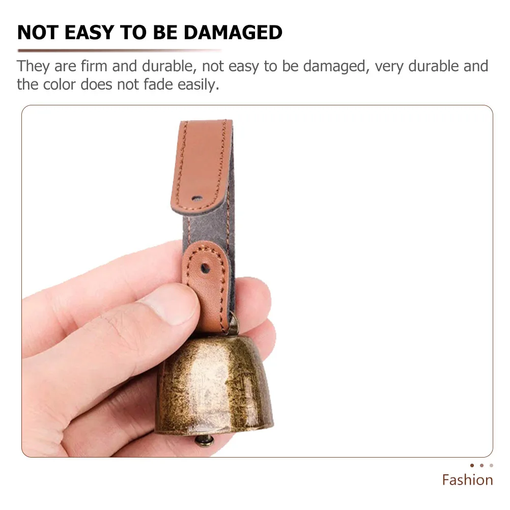 

Multipurpose Iron Pet Bell for Dog Cow Sheep Sturdy Non-Fade Collar Decoration Lightweight Training Bell for Small Animals