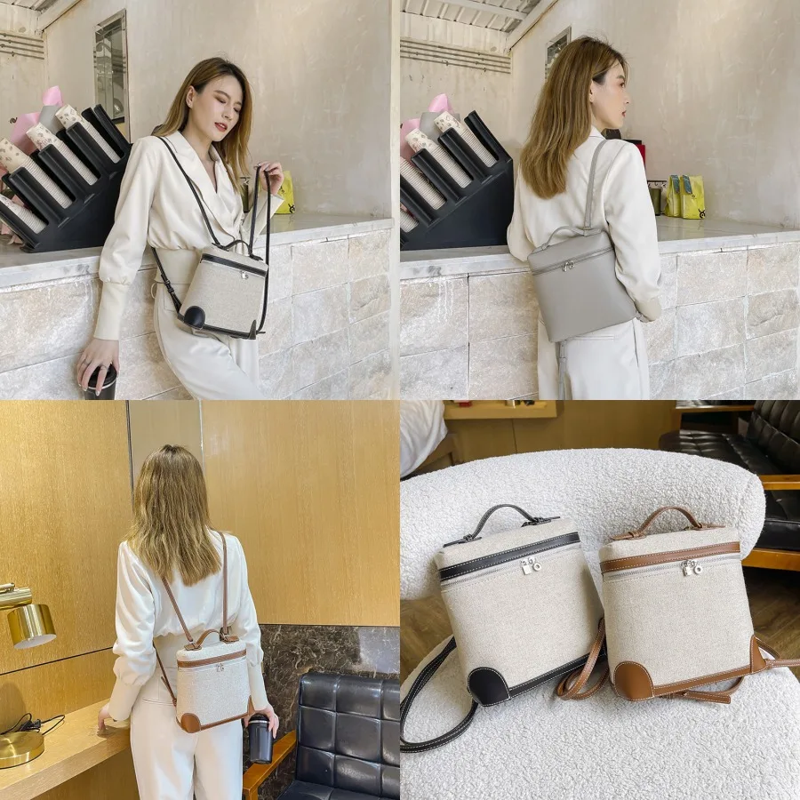 【New style】niche light luxury backpack new high-end fashionable all-matching lunch box bag large-capacity multifunctional backp