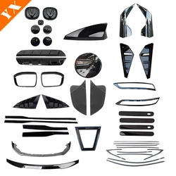 Black Knight For Changan UNIV UNI-V Accessories Car Black Exterior Logo,Handle,Wind Wing,Mirror,Window,Body,Fender,Front Lip
