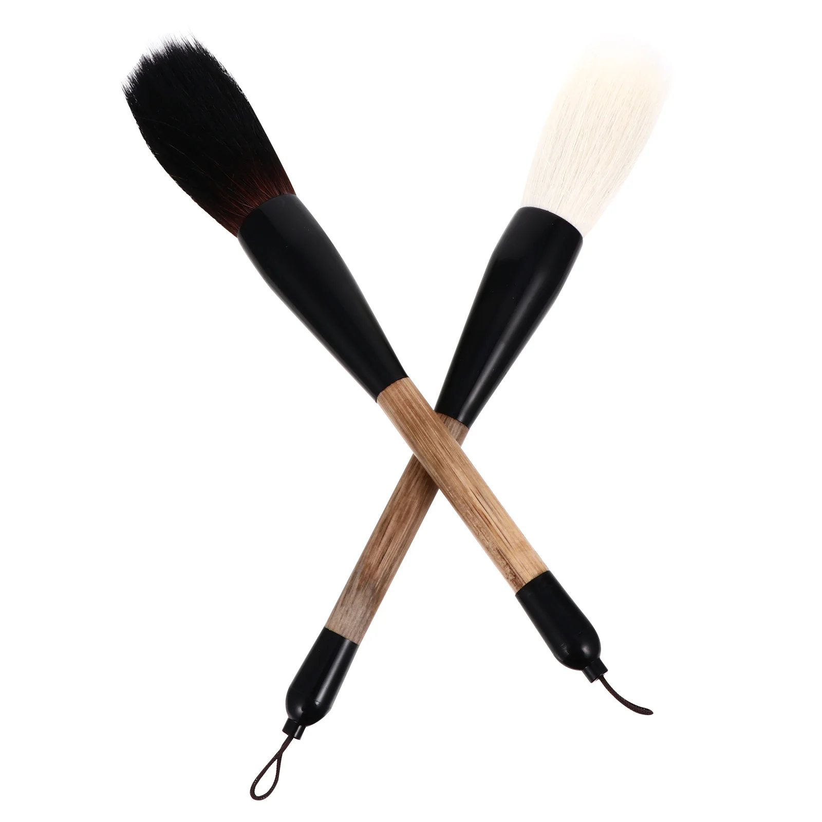 Pinceau de calligraphie chinoise au Design Simple et généreux, 2 pièces, fournitures d'art, pinceau de peinture à l'huile, stylo de calligraphie, papeterie d'art