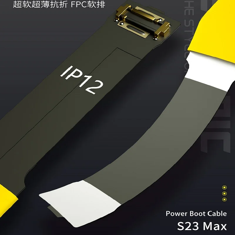 MECHANIC S23 Max Power iBoot Cable DC Supply For iPhone Android Over Current Voltage Protection Test Line FPC Soft Phone Repair