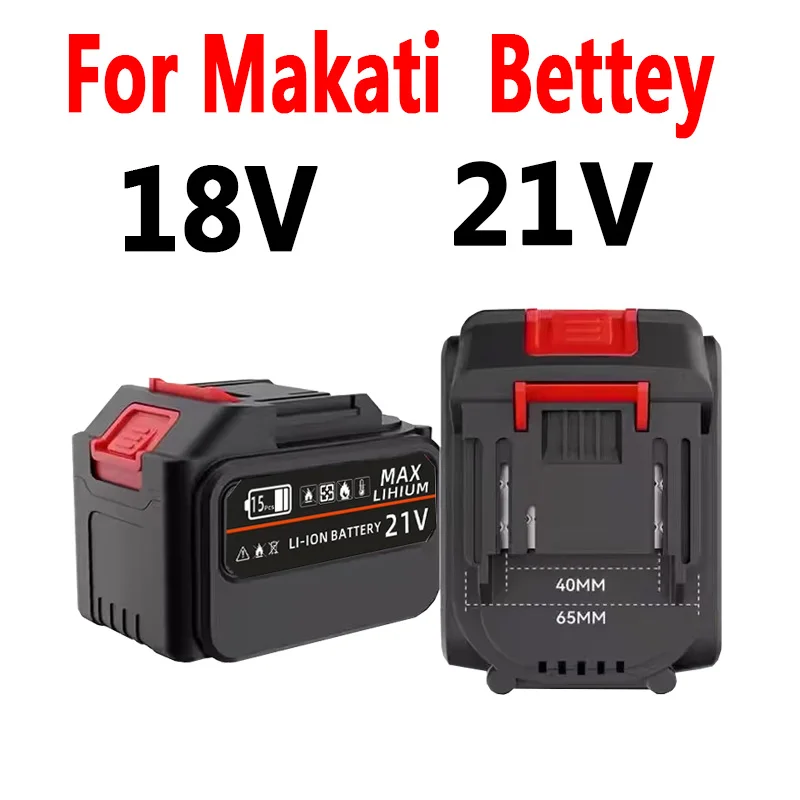 

21V 3000mAh high-power durable lithium battery, charger, suitable for Makita 21V series electric tool high voltage water gun