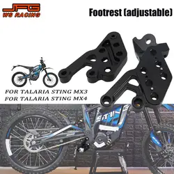Motorcycle Adjustable Footpeg Lowering Move Backward Kit CNC Bracket Extenders For Talaria Sting MX3 MX4 Aluminum Modified Parts