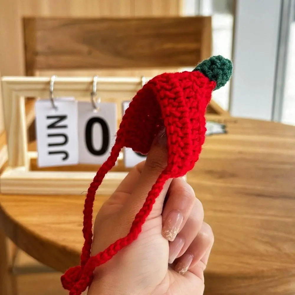 High Quality Fashion Knitted Hat Candy Color Mini Animal Doll Hat Cute DIY Knitted Skirt for 10cm Cotton Dolls